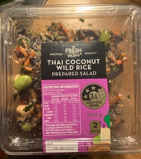 Thai Coconut Wild Rice Prepared Salad 500g 